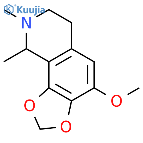 (9S)-4-methoxy-8,9-dimethyl-6,7,8,9-tetrahydro[1,3]dioxolo[4,5-h]isoquinoline structure