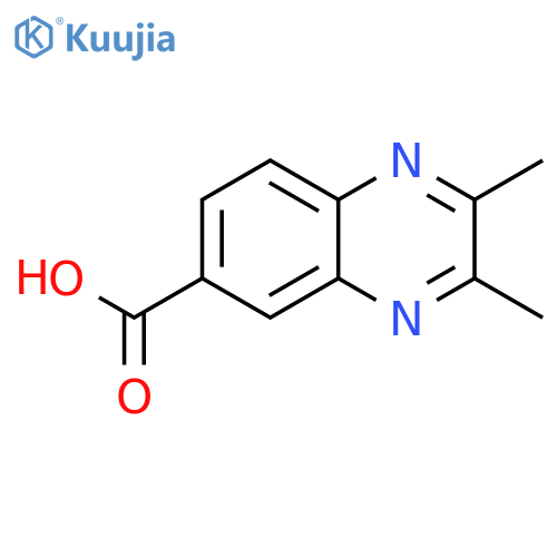 2,3-Dimethylquinoxaline-6-carboxylic acid structure