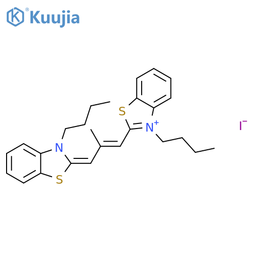Benzothiazolium,3-butyl-2-[3-(3-butyl-2(3H)-benzothiazolylidene)-2-methyl-1-propen-1-yl]-,iodide (1:1) structure