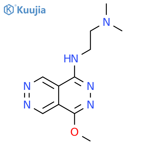1,2-Ethanediamine,N'-(4-methoxypyridazino[4,5-d]pyridazin-1-yl)-N,N-dimethyl- structure