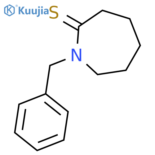 2H-Azepine-2-thione,hexahydro-1-(phenylmethyl)- structure