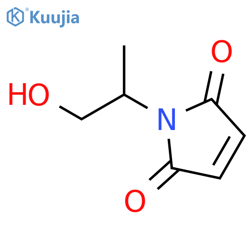 1-(1-hydroxypropan-2-yl)-2,5-dihydro-1H-pyrrole-2,5-dione structure