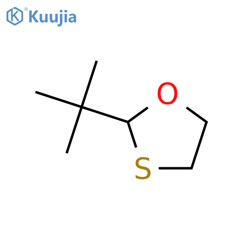 1,3-Oxathiolane, 2-(1,1-dimethylethyl)- structure