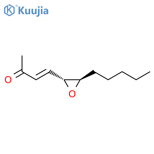 3-Buten-2-one, 4-[(2R,3R)-3-pentyloxiranyl]-, (3E)-rel- structure