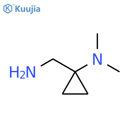 1-(aminomethyl)-N,N-dimethylcyclopropan-1-amine structure