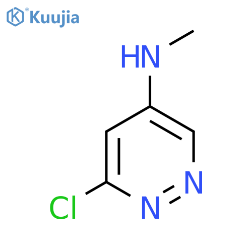 6-chloro-N-methylpyridazin-4-amine structure