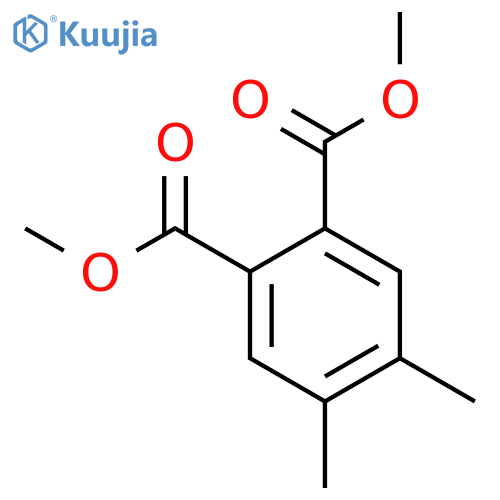1,2-Benzenedicarboxylic acid, 4,5-dimethyl-, dimethyl ester structure