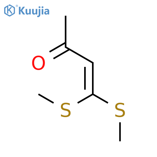 4,4-bis(methylsulfanyl)but-3-en-2-one structure