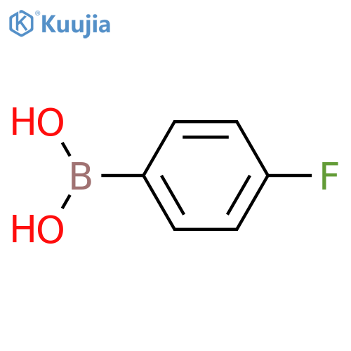 4-Fluorobenzeneboronic acid structure