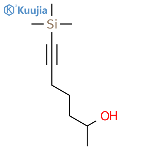 7-(trimethylsilyl)hept-6-yn-2-ol structure