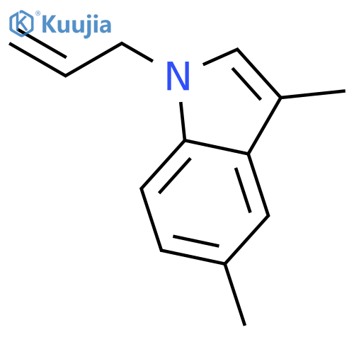 3,5-dimethyl-1-(2-propen-1-yl)-1H-Indole structure