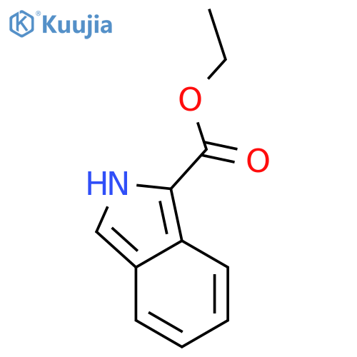2H-Isoindole-1-carboxylic acid ethyl ester structure