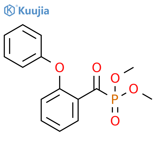 Phosphonic acid, (2-phenoxybenzoyl)-, dimethyl ester structure