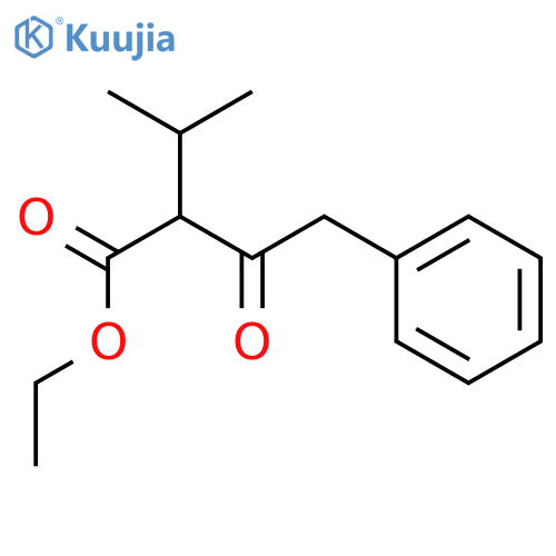 Ethyl 3-Oxo-4-phenyl-2-(propan-2-yl)butanoate structure