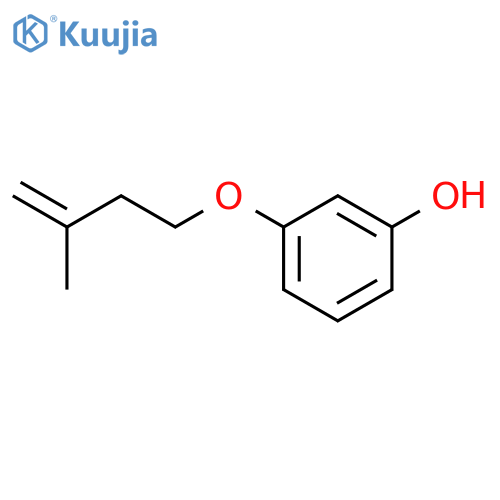 Phenol, 3-[(3-methyl-3-butenyl)oxy]- structure
