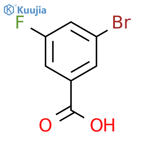 3-Bromo-5-fluorobenzoic acid structure