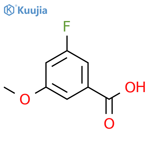 3-Fluoro-5-methoxybenzoic acid structure