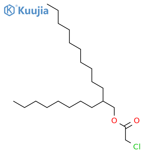 Acetic acid, chloro-, 2-octyldodecyl ester structure