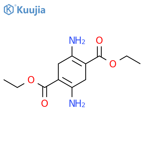 1,4-Cyclohexadiene-1,4-dicarboxylic acid, 2,5-diamino-, diethyl ester structure