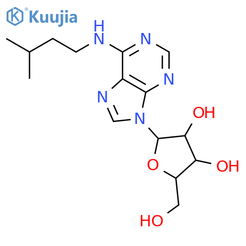 N-(3-Methylbutyl)adenosine structure
