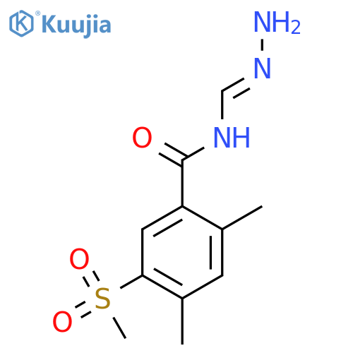 Benzamide, N-(aminoiminomethyl)-2,4-dimethyl-5-(methylsulfonyl)- structure