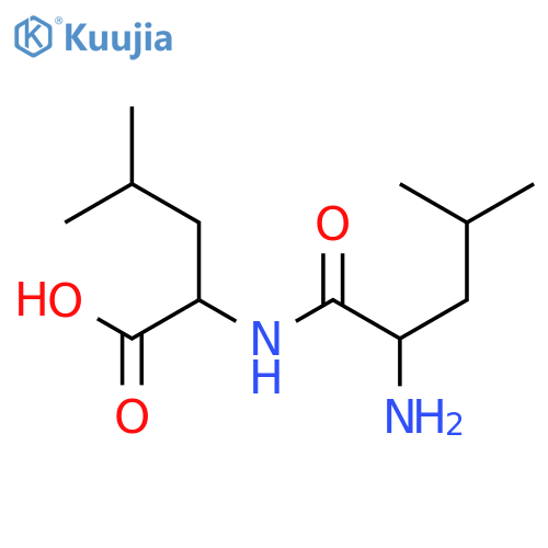 L-Leucyl-D-leucine structure