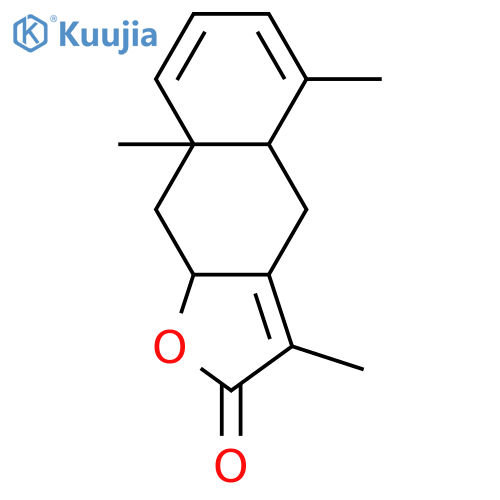 1,3,7(11)-Eudesmatrien-12,8-olide; (5α,8β,10β)-form structure