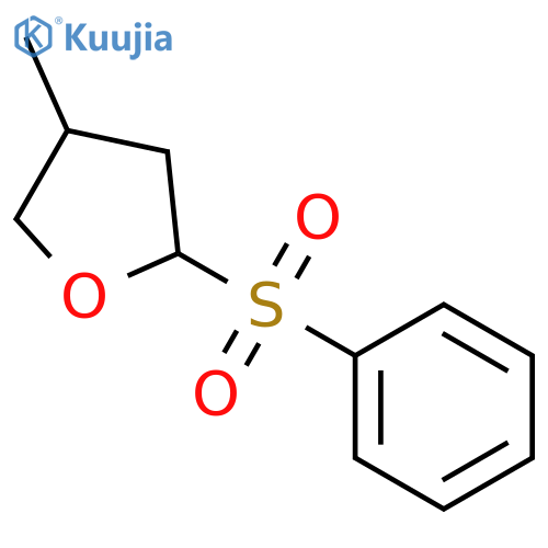 Furan, tetrahydro-4-methyl-2-(phenylsulfonyl)-, (2S-trans)- (9CI) structure