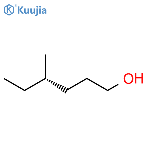 (S)-(+)-4-Methyl-1-hexanol structure
