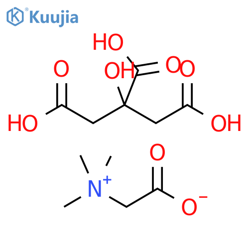 2-(Trimethylammonio)acetate compound with 2-hydroxy-propane-1,2,3-tricarboxylic acid (1:1) structure
