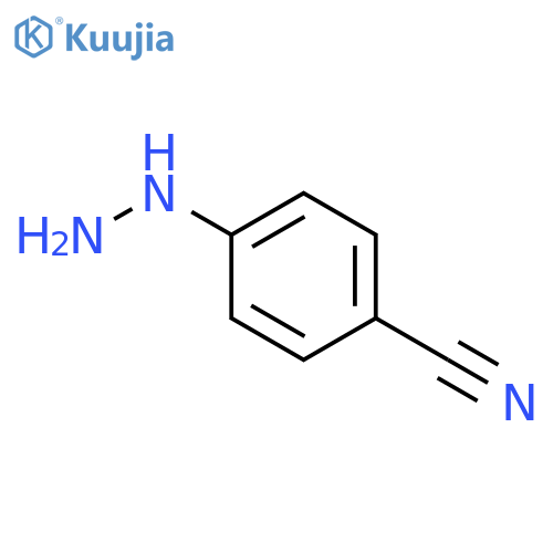 4-Hydrazinylbenzonitrile structure