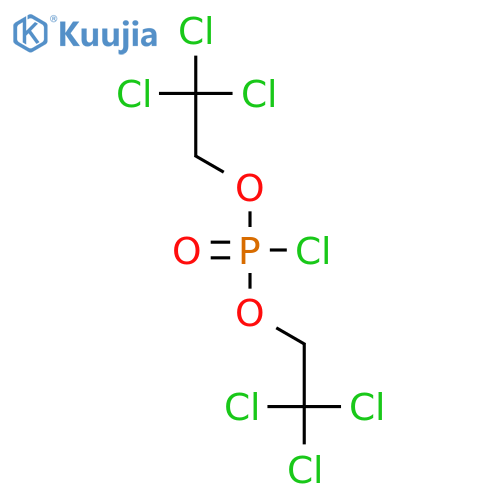 Bis(2,2,2-Trichloroethyl) Phosphorochloridate structure