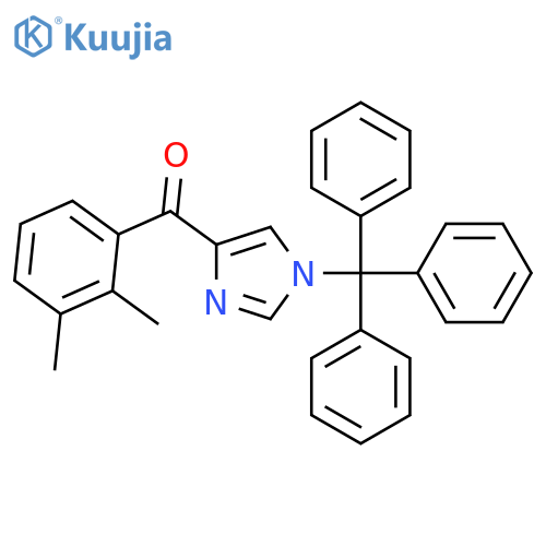 (2,3-Dimethylphenyl)1-(trityl)-1H-imidazol-4-ylmethanone structure