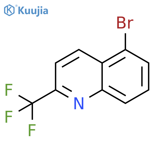 5-bromo-2-(trifluoromethyl)quinoline structure