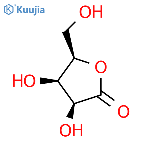 (3R,4S,5S)-3,4-dihydroxy-5-(hydroxymethyl)oxolan-2-one structure