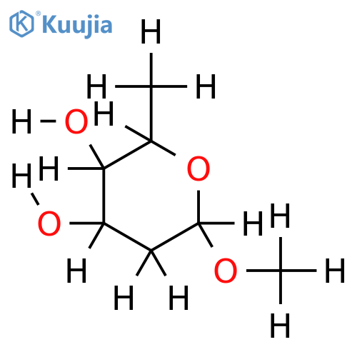 Methyl 2,6-Dideoxy-α-D-ribo-hexopyranoside structure