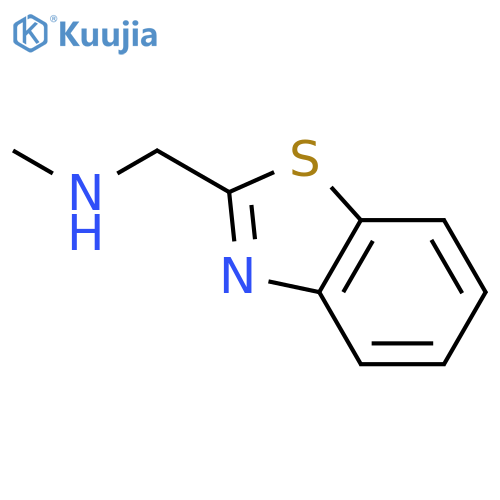 1-(1,3-Benzothiazol-2-yl)-N-methylmethanamine structure