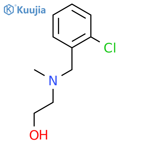 Ethanol, 2-[[(2-chlorophenyl)methyl]methylamino]- structure