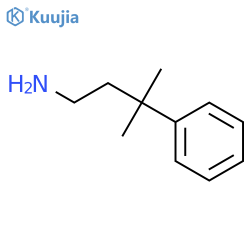 3-Methyl-3-phenyl-butylamine structure