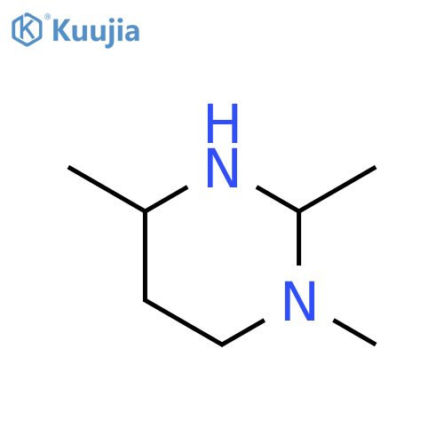 Pyrimidine,hexahydro-1,2,4-trimethyl-, (2R-cis)- (9CI) structure