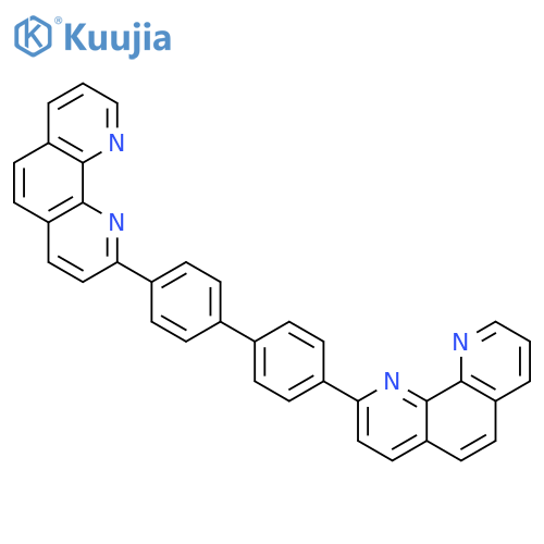 1,10-Phenanthroline, 2,2'-[1,1'-biphenyl]-4,4'-diylbis- structure