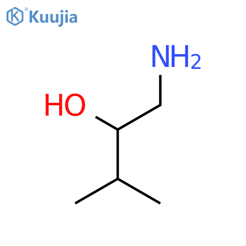1-amino-3-methylbutan-2-ol structure