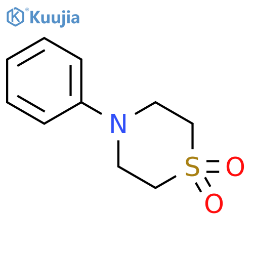 4-Phenylthiomorpholine 1,1-dioxide structure