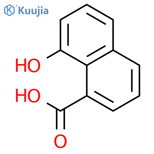 8-hydroxynaphthalene-1-carboxylic acid structure