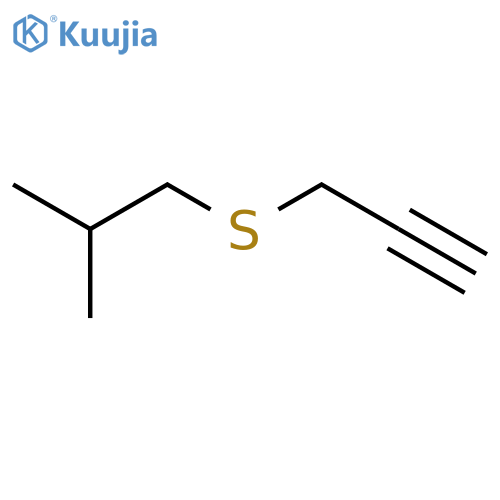 3-[(2-Methylpropyl)sulfanyl]prop-1-yne structure
