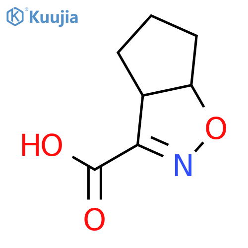 4H-Cyclopent[d]isoxazole-3-carboxylicacid, 3a,5,6,6a-tetrahydro- structure