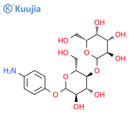 p-Aminophenyl b-D-Lactopyranoside structure