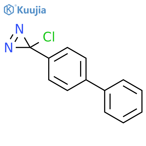 3H-Diazirine, 3-[1,1'-biphenyl]-4-yl-3-chloro- structure
