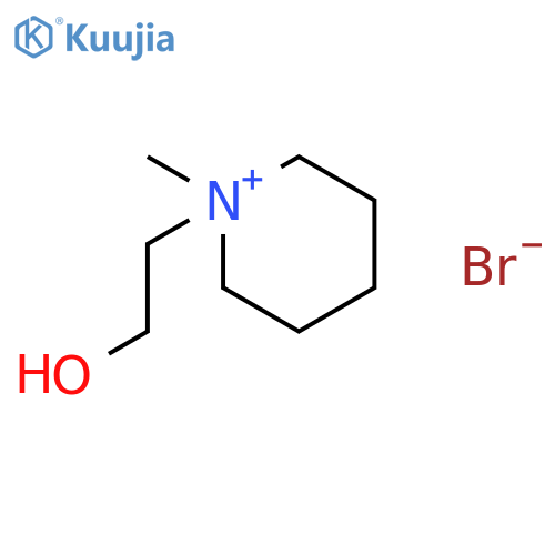 PIPERIDINIUM, 1-(2-HYDROXYETHYL)-1-METHYL-, BROMIDE structure