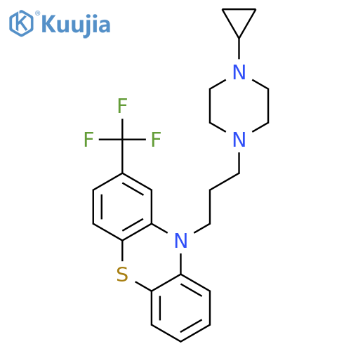 10-(3-(4-Cyclopropylpiperazin-1-yl)propyl)-2-(trifluoromethyl)-10H-phenothiazine structure